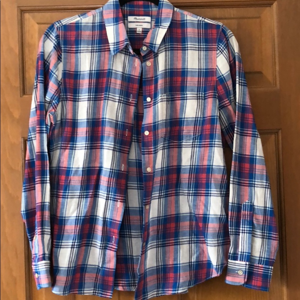 Madewell plaid shirt